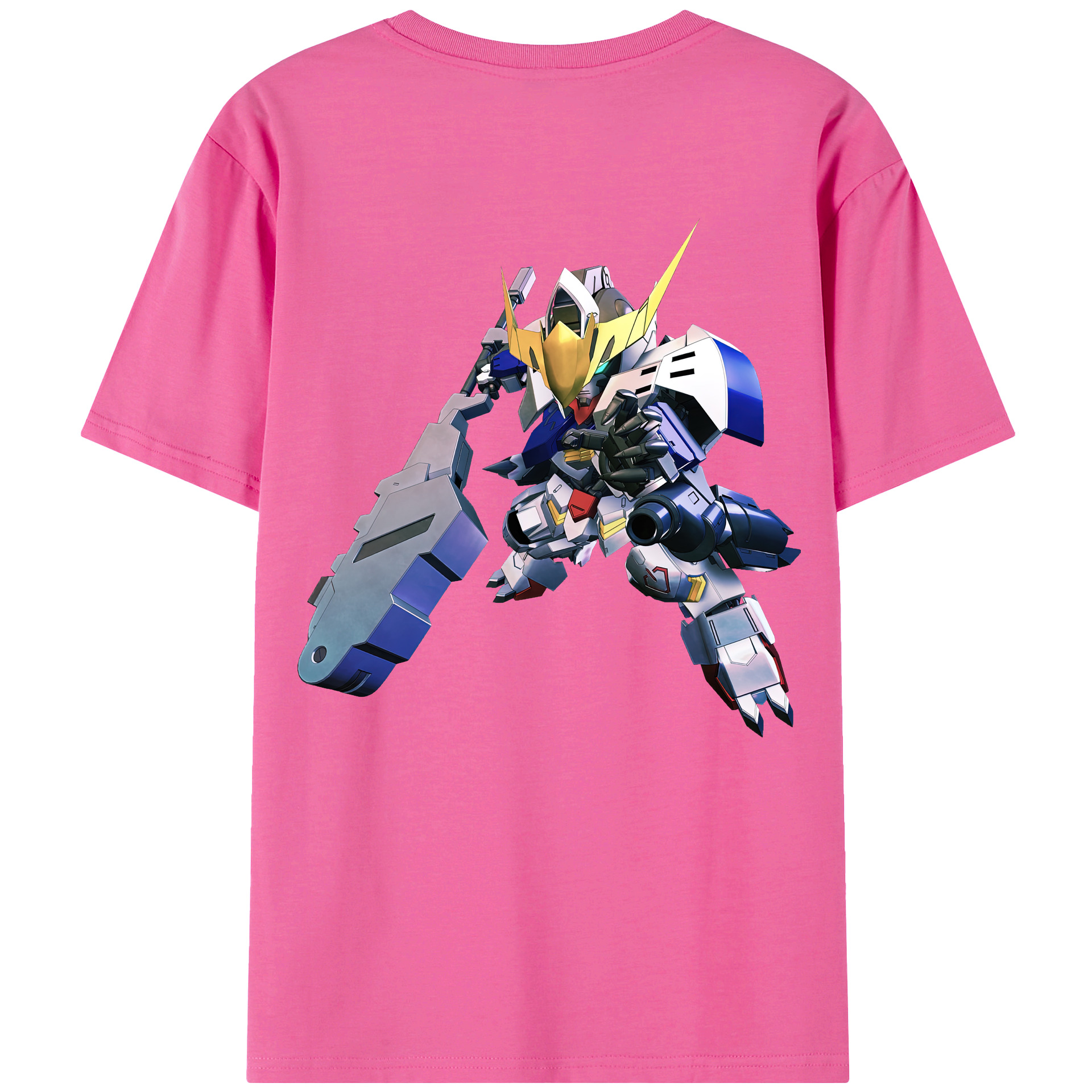 （画像用） 機動戦士ガンダム Mobile Suit Gundam レディース半袖Tシャツ(バックプリント)